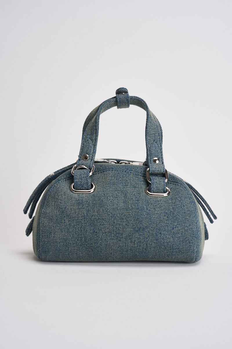 Borsa donna 1DR Dome in denim blu chiaro X10920 P9345HA001 DIESEL 