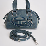 Borsa donna 1DR Dome in denim blu chiaro X10920 P9345HA001 DIESEL 