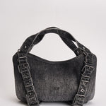 Borsa donna D-One piccola in denim nera X10930 P9403T8013 DIESEL 