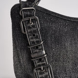 Borsa donna D-One piccola in denim nera X10930 P9403T8013 DIESEL 