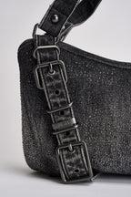 Borsa donna D-One piccola in denim nera X10930 P9403T8013 DIESEL 