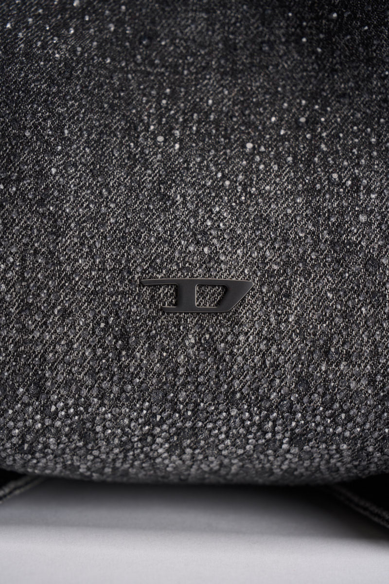 Borsa donna D-One piccola in denim nera X10930 P9403T8013 DIESEL 