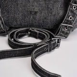 Borsa donna D-One piccola in denim nera X10930 P9403T8013 DIESEL 