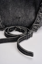 Borsa donna D-One piccola in denim nera X10930 P9403T8013 DIESEL 