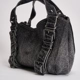 Borsa donna D-One piccola in denim nera X10930 P9403T8013 DIESEL 