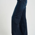 Jeans donna dritto Jacklyn in denim blu scuro DP427 DF0310DMS2 DONDUP 