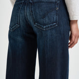 Jeans donna dritto Jacklyn in denim blu scuro DP427 DF0310DMS2 DONDUP 