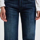 Jeans donna dritto Jacklyn in denim blu scuro DP427 DF0310DMS2 DONDUP 