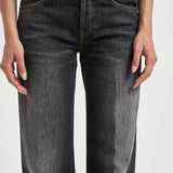 Jeans donna Jacklyn wide leg nero DP427 DFH339DMX3 DONDUP 