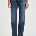 Jeans donna Icon gamba dritta blu scuro denim DP776 DS0406DMU2 DONDUP 
