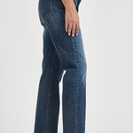 Jeans donna Icon gamba dritta blu scuro denim DP776 DS0406DMU2 DONDUP 