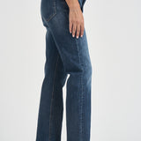 Jeans donna Icon gamba dritta blu scuro denim DP776 DS0406DMU2 DONDUP 