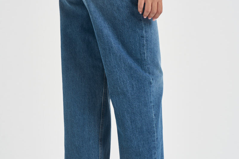 Jeans donna Bessie loose fit blu denim DP784 DFE338DMU8 DONDUP 