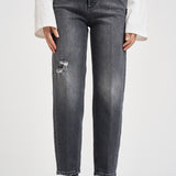 Jeans donna Bessie loose fit in denim grigi DP784 DSE377DMW4N DONDUP 