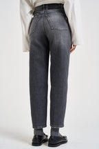 Jeans donna Bessie loose fit in denim grigi DP784 DSE377DMW4N DONDUP 