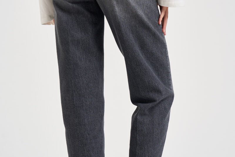 Jeans donna Bessie loose fit in denim grigi DP784 DSE377DMW4N DONDUP 