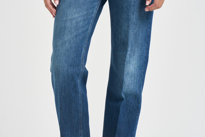 Jeans donna Dafne regular blu denim DP924 DFE338DMU9 DONDUP 