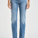 Jeans donna Dafne regular celeste denim DP924 DS0406DMZ4 DONDUP 