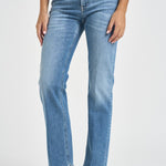 Jeans donna Dafne regular celeste denim DP924 DS0406DMZ4 DONDUP 
