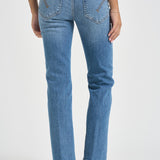 Jeans donna Dafne regular celeste denim DP924 DS0406DMZ4 DONDUP 