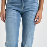 Jeans donna Dafne regular celeste denim DP924 DS0406DMZ4 DONDUP 