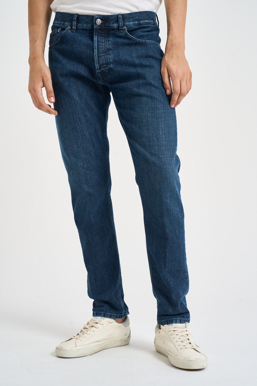 Jeans uomo blu Icon denim scuro UP563 DFE311ULL1 DONDUP 