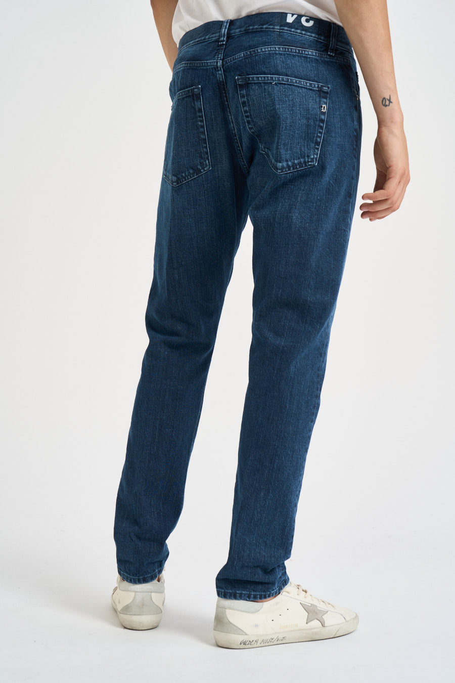 Jeans uomo blu Icon denim scuro UP563 DFE311ULL1 DONDUP 