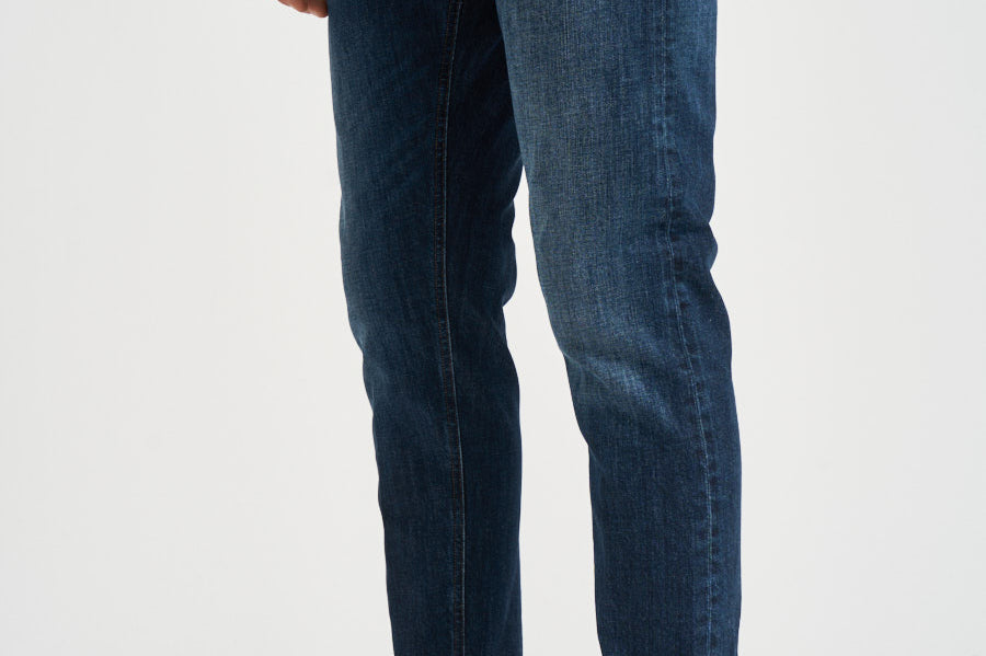 Jeans uomo Dian in denim scuro UP576 DS0406UMU2 DONDUP 
