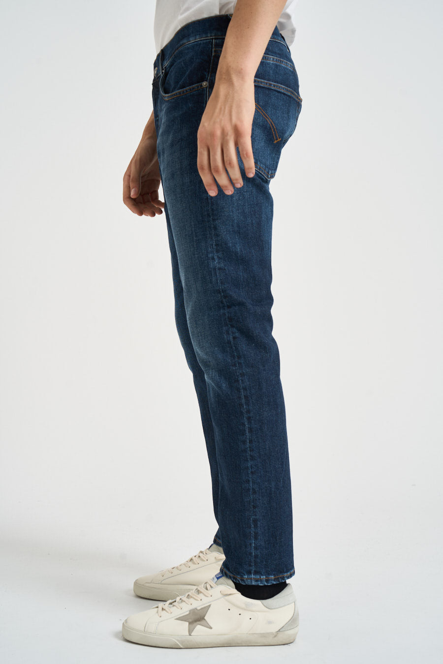 Jeans uomo Dian in denim scuro UP576 DS0406UMU2 DONDUP 