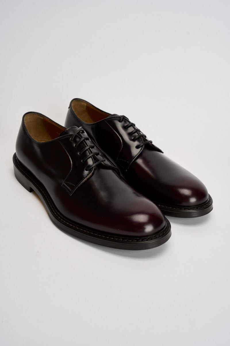 Scarpe uomo stringate burgundy scuro 1385 HORSEBURGUNDY DOUCAL'S 