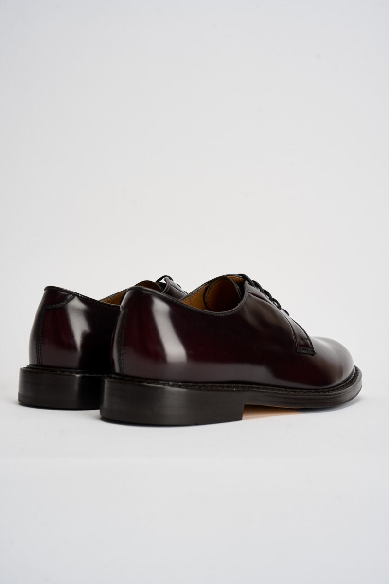 Scarpe uomo stringate burgundy scuro 1385 HORSEBURGUNDY DOUCAL'S 