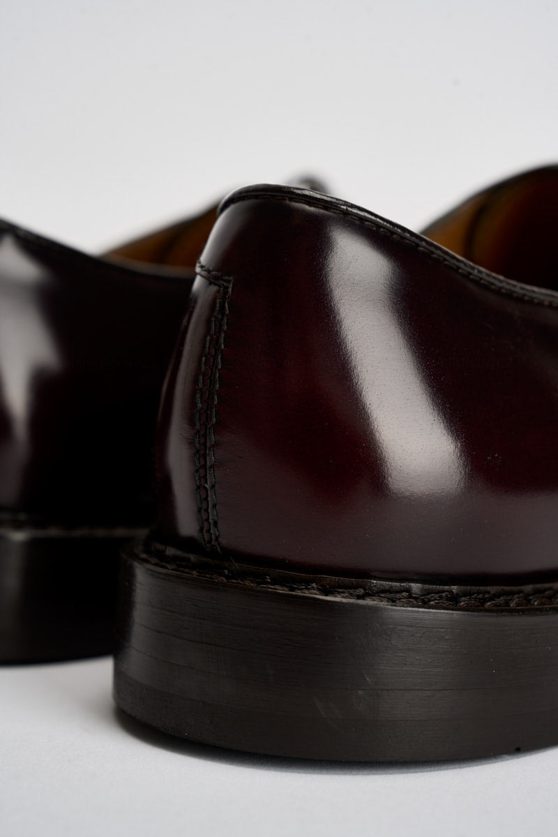 Scarpe uomo stringate burgundy scuro 1385 HORSEBURGUNDY DOUCAL'S 