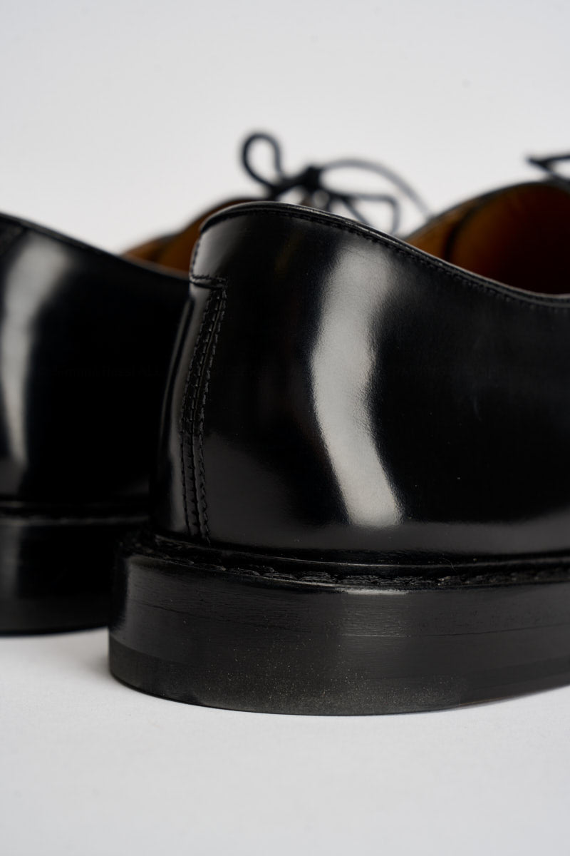 Scarpe uomo stringate in pelle nere 1385 HORSENERO DOUCAL'S 