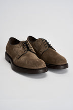 Scarpe uomo stringate in suede tortora 1385 VISONECRETA DOUCAL'S 