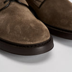 Scarpe uomo stringate in suede tortora 1385 VISONECRETA DOUCAL'S 