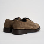 Scarpe uomo stringate in suede tortora 1385 VISONECRETA DOUCAL'S 