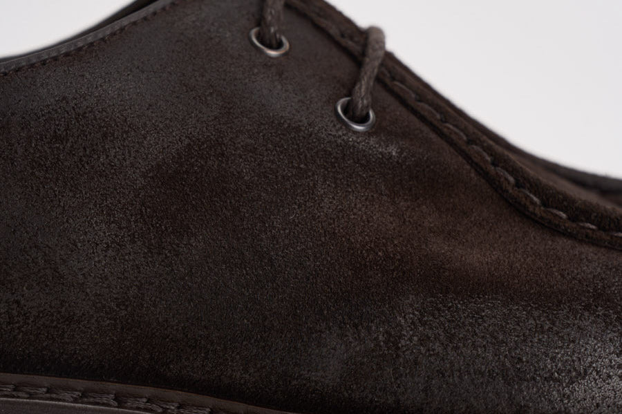 Scarpe uomo stringate marrone scuro 2737 COMMANDERTERRE DOUCAL'S 