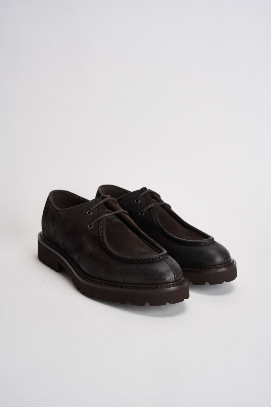 Scarpe uomo stringate marrone scuro 2737 COMMANDERTERRE DOUCAL'S 