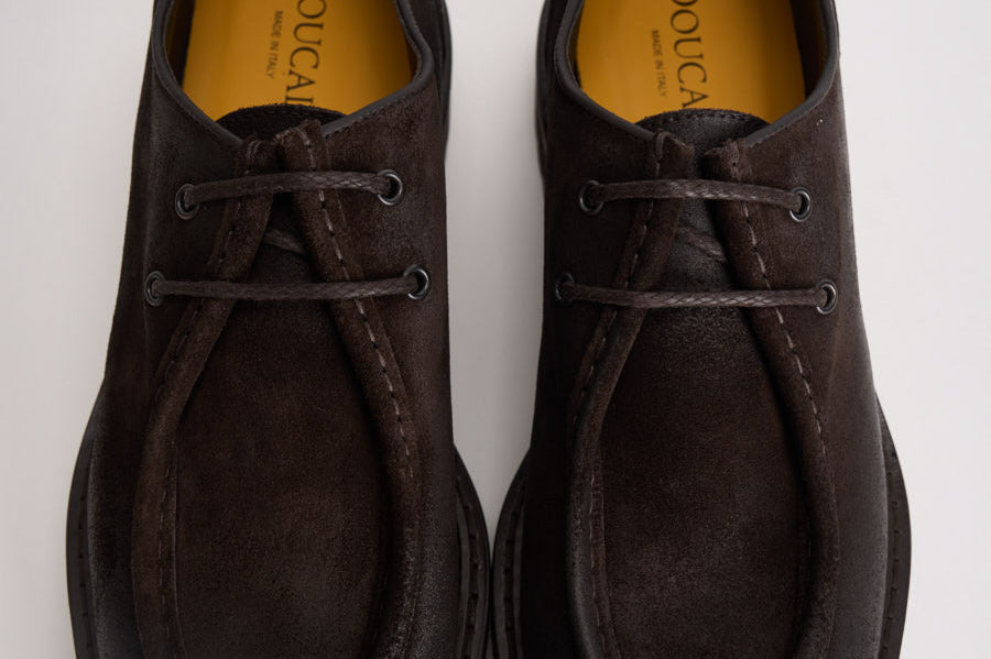 Scarpe uomo stringate marrone scuro 2737 COMMANDERTERRE DOUCAL'S 