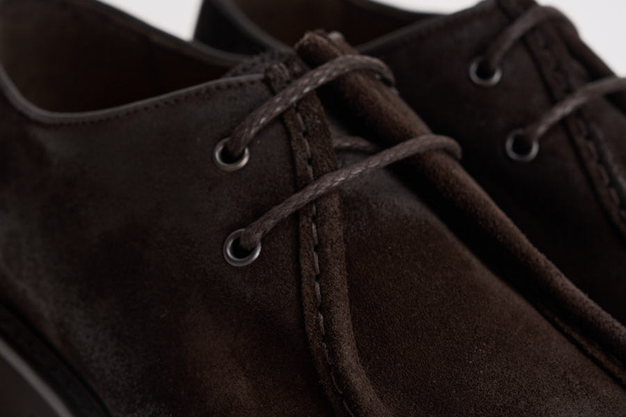 Scarpe uomo stringate marrone scuro 2737 COMMANDERTERRE DOUCAL'S 