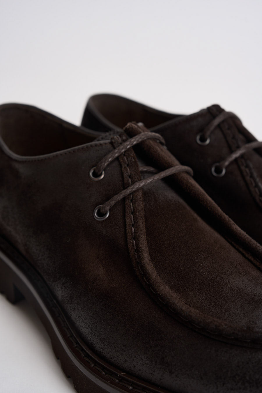 Scarpe uomo stringate marrone scuro 2737 COMMANDERTERRE DOUCAL'S 