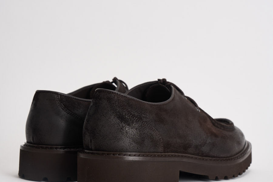 Scarpe uomo stringate marrone scuro 2737 COMMANDERTERRE DOUCAL'S 