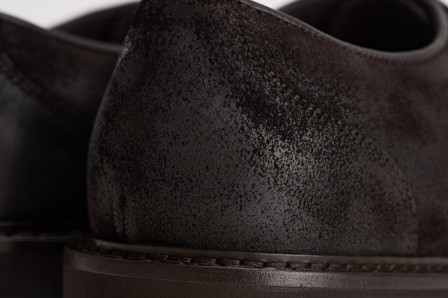 Scarpe uomo stringate marrone scuro 2737 COMMANDERTERRE DOUCAL'S 