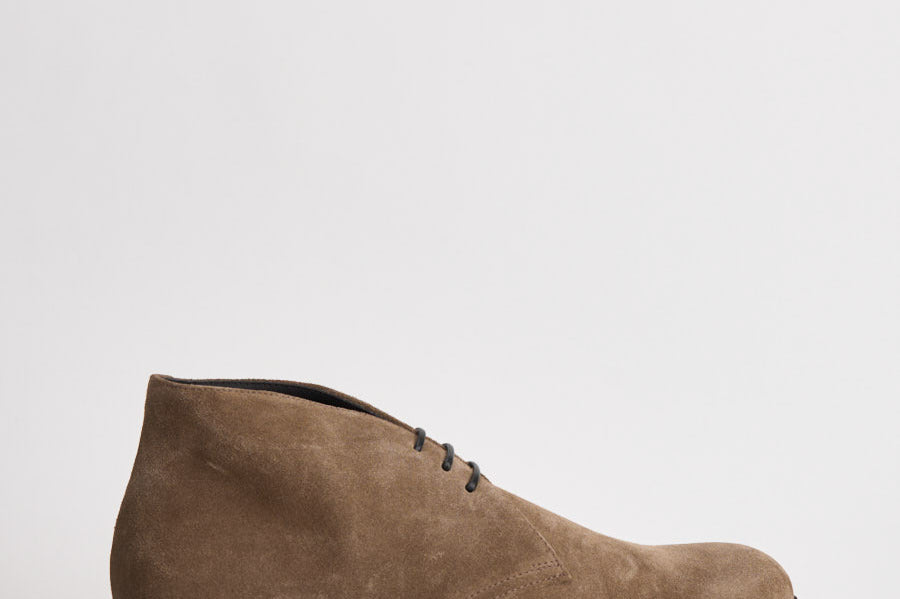 Polacchine uomo in suede beige 3237 VISONECACAO DOUCAL'S 