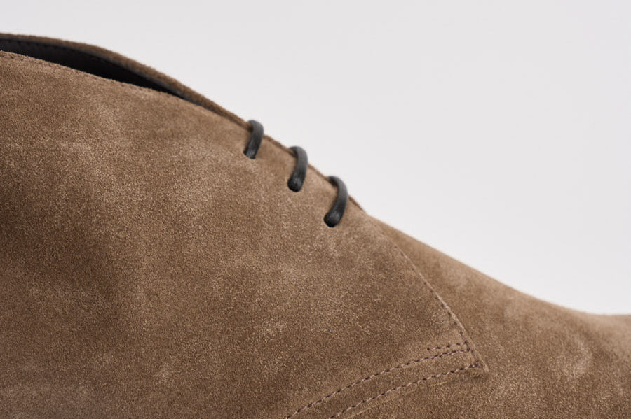 Polacchine uomo in suede beige 3237 VISONECACAO DOUCAL'S 