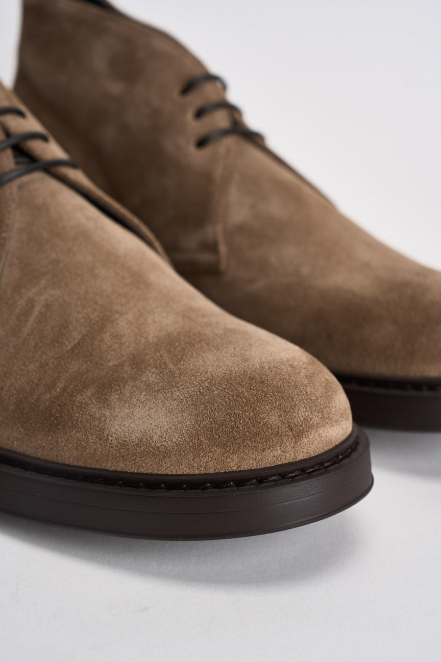 Polacchine uomo in suede beige 3237 VISONECACAO DOUCAL'S 