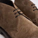 Polacchine uomo in suede beige 3237 VISONECACAO DOUCAL'S 