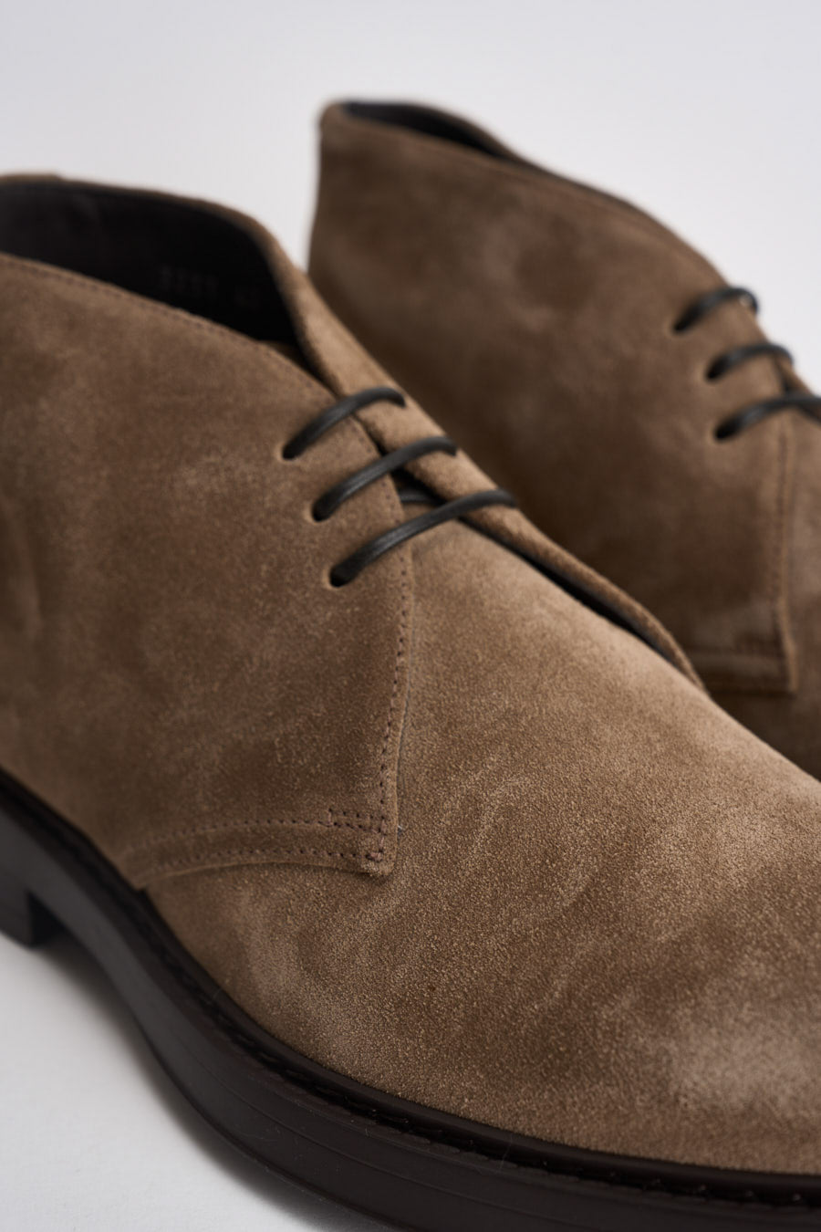 Polacchine uomo in suede beige 3237 VISONECACAO DOUCAL'S 