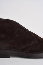 Polacchine uomo in suede marrone scuro 3237 VISONETERRE DOUCAL'S 