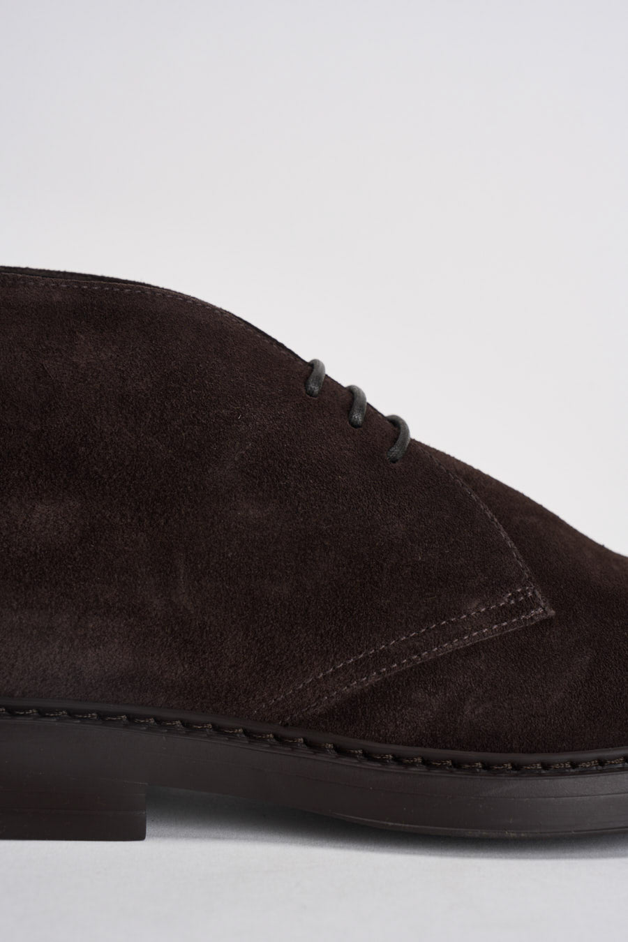 Polacchine uomo in suede marrone scuro 3237 VISONETERRE DOUCAL'S 